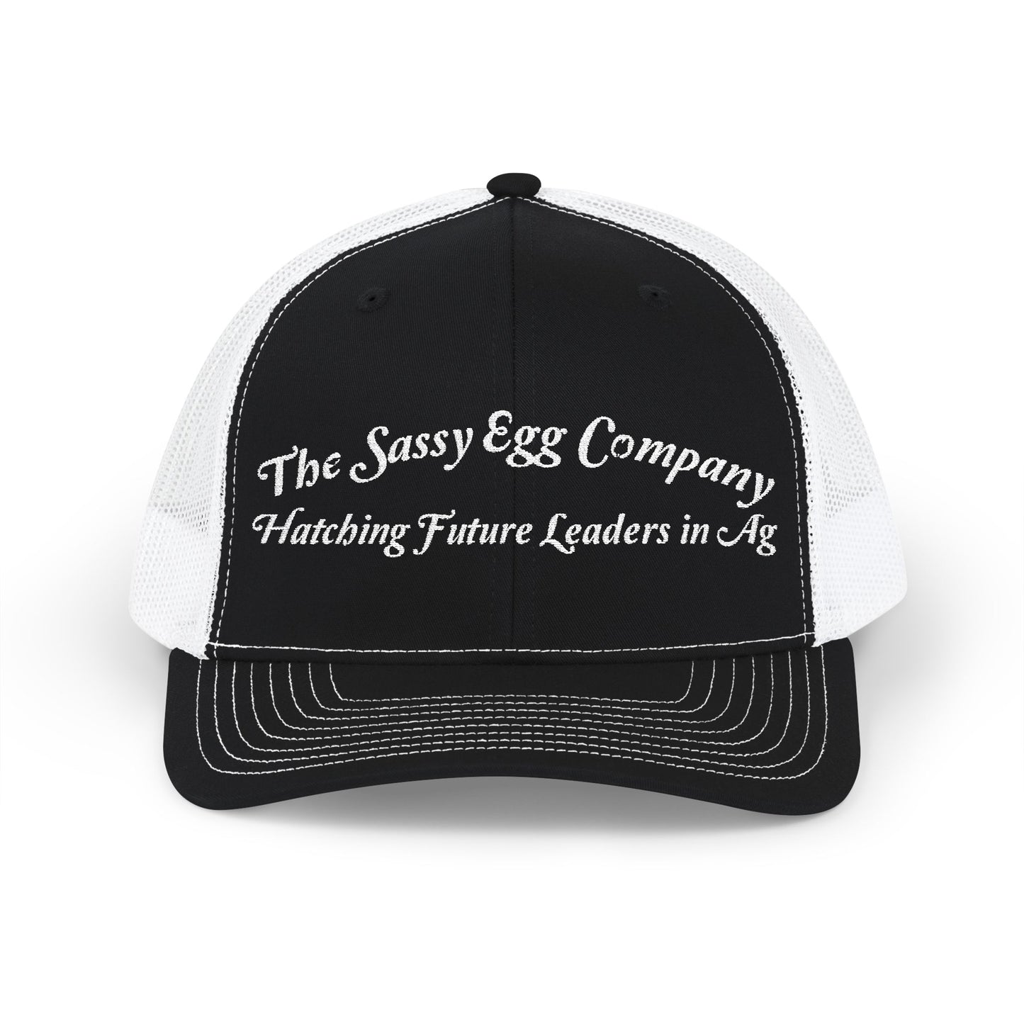 The Sassy Egg Company Snapback Trucker Cap - Hatching Future Leaders in Ag