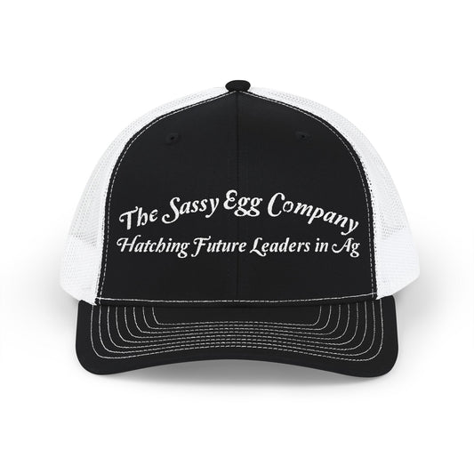 The Sassy Egg Company Snapback Trucker Cap - Hatching Future Leaders in Ag