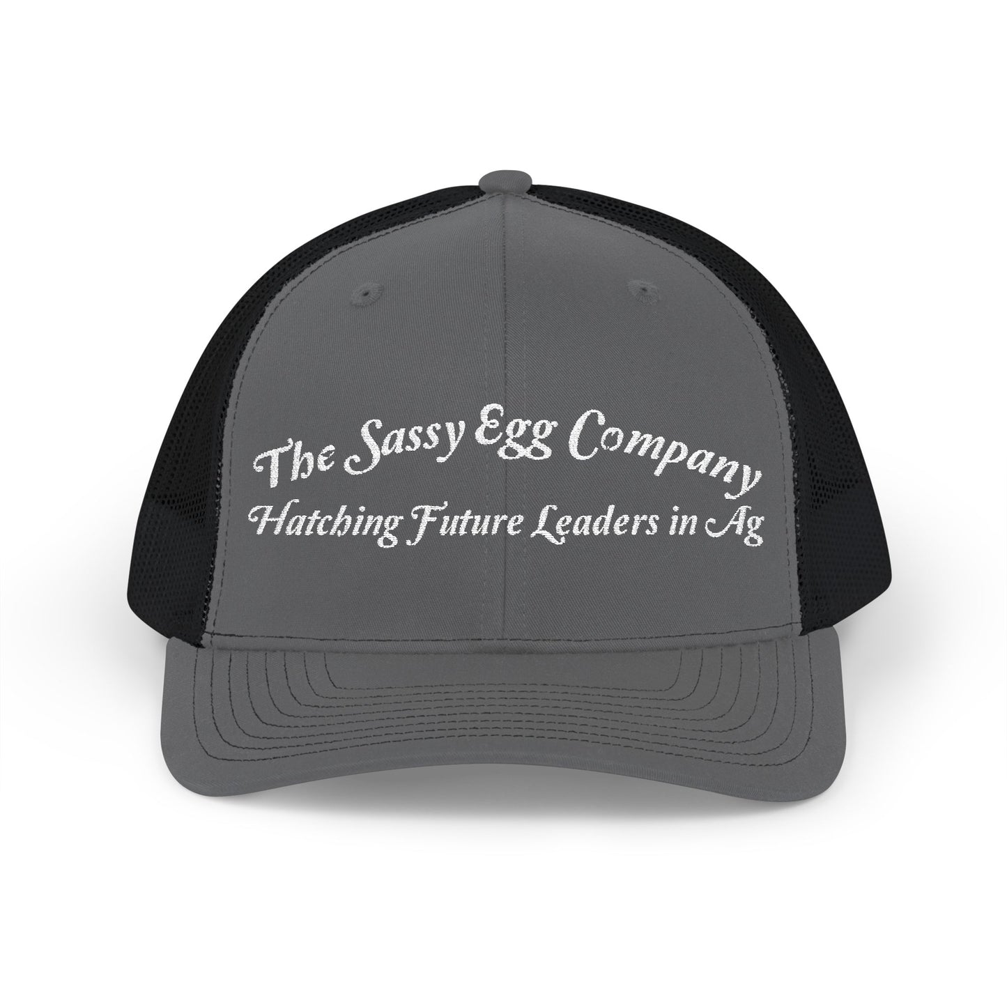 The Sassy Egg Company Snapback Trucker Cap - Hatching Future Leaders in Ag