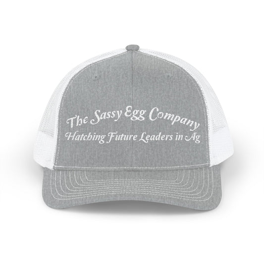 The Sassy Egg Company Snapback Trucker Cap - Hatching Future Leaders in Ag